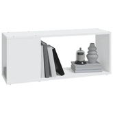 vidaXL Szafka pod TV, biała, 80x24x32 cm, materiał drewnopochodny