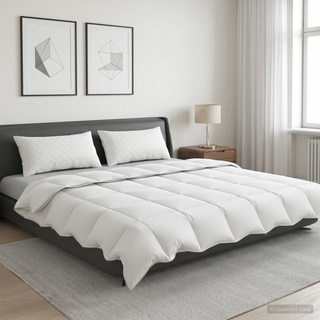 Zestaw kołdry 90% z gęsiego puchu FULDA 3 szt. 240 x 260 cm