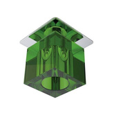 Oprawa stropowa kryształ zielony/chrom G4 20W SK-19 Candellux 2280069