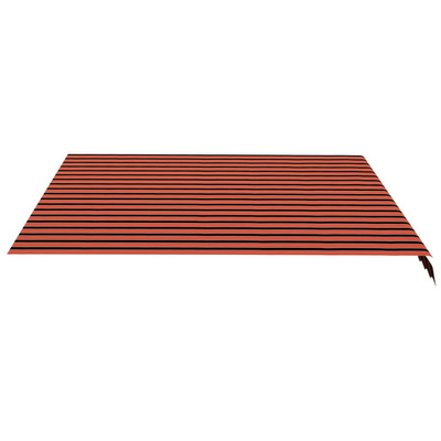 Zapasowa tkanina na markizę, pomarańczowo-brązowa, 4,5x3,5 m, poliester