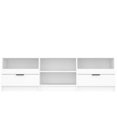 vidaXL Szafka pod TV, biała, 150x33,5x45 cm, materiał drewnopochodny