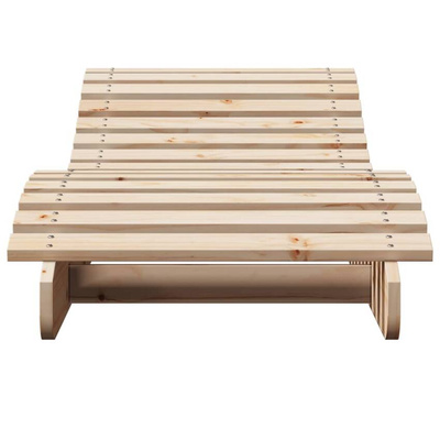 vidaXL Leżak, 205x60x31,5 cm, lite drewno sosnowe
