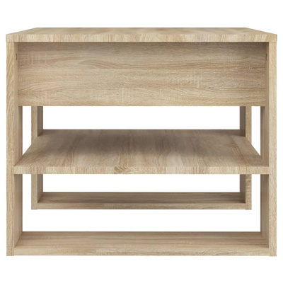 vidaXL Stolik kawowy, dąb sonoma, 55,5x55x45, materiał drewnopochodny