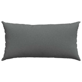 Poduszki na sofę 2 pcs Ciemnoszary 80 x 40 cm tkanina