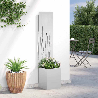 Ekran zapewniający prywatność w ogrodzie Srebrny 32 x 150 cm