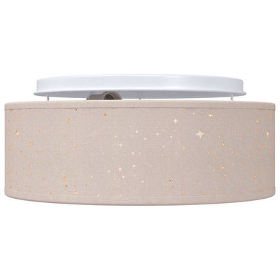Lampa Sufitowa Ciemnoszary 30 x 30 x 13,5 cm tkanina