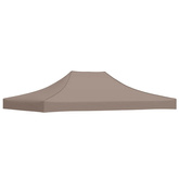 vidaXL Dach do namiotu imprezowego, 4 x 3 m, taupe, 270 g/m²