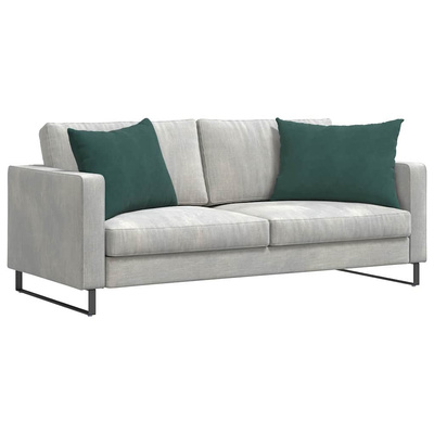 Poduszki na sofę 2 pcs Ciemna zieleń 70 x 50 cm
