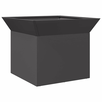 Kominek Czarny 50 x 50 x 40 cm Stal