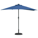 Parasolka ogrodowa 294 x 150 x 224 cm Poliester i Stal