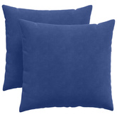 Poduszki na sofę 2 pcs Niebieski policyjny 45 x 45 cm