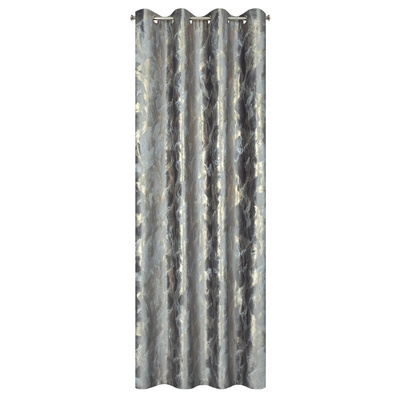 Zasłona Melody stalowa 140x250