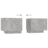 vidaXL Szafka pod TV, szarość betonu, 100x35x40 cm wariant 4
