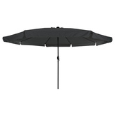 Parasolka ogrodowa Antracyt 395 x 395 x 245 cm Poliester