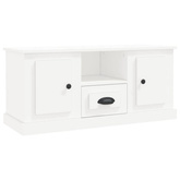 vidaXL Szafka pod TV, biała, 100x35,5x45 cm, materiał drewnopochodny