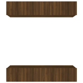 vidaXL Szafki telewizyjne, 4 szt, brązowy dąb, 80x30x30 cm