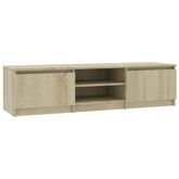 vidaXL Szafka pod TV, dąb sonoma, 140x40x35,5 cm