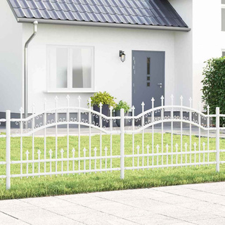 Ogrodzenie Ogrodowe KAMPEN 240 x 118 cm Stal Malowana Proszkowo