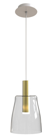 Lampa wisząca bezbarwna szkło LED 5W Modena Ledea 50133069