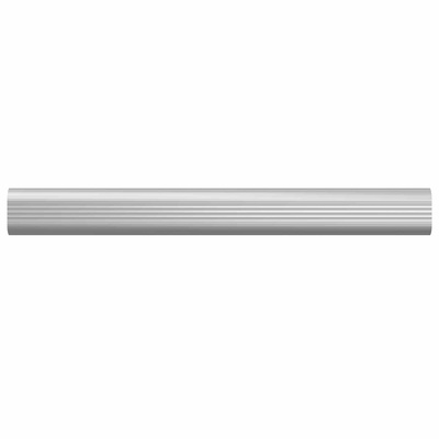 Drążek do szafy 12 pcs Srebrny 264 x 15 x 29 mm Stop Aluminium