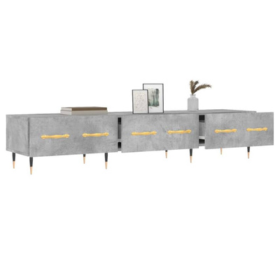 vidaXL Szafka pod TV, szarość betonu, 150x36x30 cm model standard