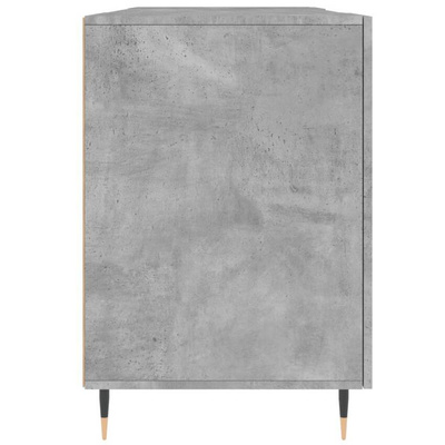 vidaXL Biurko, szarość betonu, 140x50x75 cm, materiał drewnopochodny wariant 10