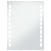 vidaXL Ścienne lustro łazienkowe z LED, 60 x 80 cm
