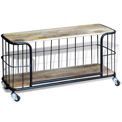 vidaXL Szafka pod TV, drewno mango, 100x40x45 cm