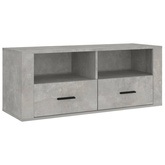 Szafka pod TV, szarość betonu, 100x35x40 cm vidaXL