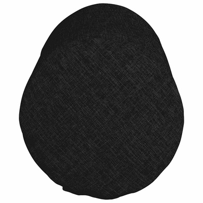 Poduszki Wałkowe 2 pcs Czarny ? 15 x 40 cm tkanina
