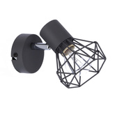 Kinkiet szary druciany pojedynczy 1X40W E14 Verve 91-60969