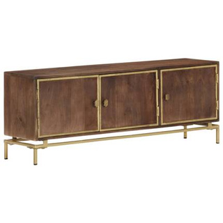 vidaXL Szafka pod TV, 120x30x46 cm, lite drewno mango