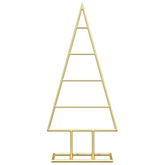 Metalowa choinka świąteczna złoty 60 cm Stal Malowana Proszkowo