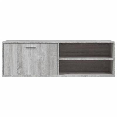 vidaXL Szafka pod TV, szary dąb sonoma, 120x34x37 cm