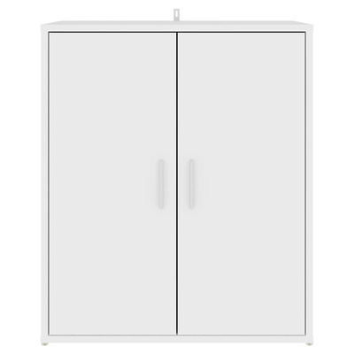 Szafka na buty, biała, 60x35x70 cm, materiał drewnopochodny