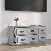 vidaXL Szafka pod TV, szarość betonu, 100x35,5x45 cm
