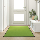 Dywanik wejściowy Zielony i Czarny 120 x 250 cm Poliamid i PVC