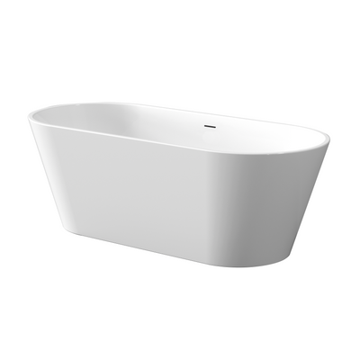 Wanna wolnostojąca 170 cm limnos z syfonem biały AN-00-120-M Invena