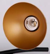 Lampa ścienna candellux diso 92-63427 listwa e27 czarny+zloto