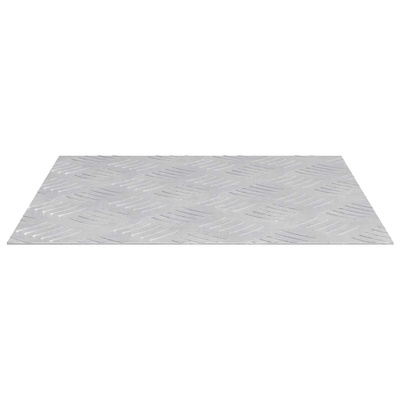 Stopień Kwadrat 4 pcs Srebrny 40 x 40 cm Aluminium