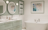 BATERIA WANNOWA 3 OTWOROWA GLAMOUR INVENA TREND CHROM