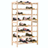 vidaXL Stojak na wino z drewna cedrowego, 57,5 x 28 x 102 cm