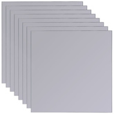 Płytki lustrzane, bez ramowe szklane, 8 szt., 20,5 cm