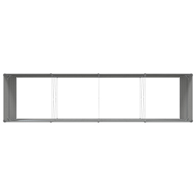 Donica Antracyt 385 x 100 x 75 cm Stal Galwanizowana