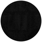 vidaXL Dywan z długim włosiem PAMPLONA, czarny, Ø 280 cm