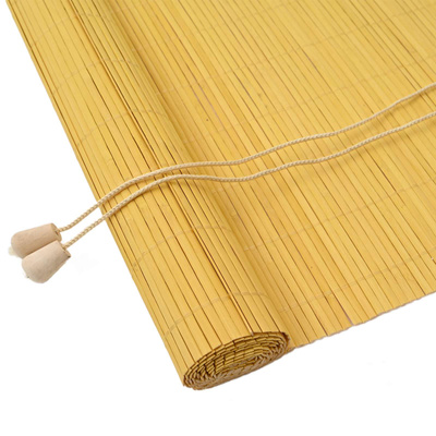 Roleta żółty 120 x 220 cm Bambus