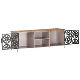 vidaXL Szafka pod TV, 120x30x40 cm, surowe drewno mango