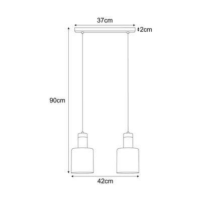 Lampa wisząca K-5256 z serii ALTO