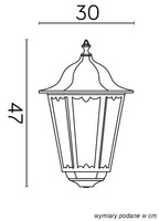 Lampa ogrodowa stojąca (głowica) K 1018 BD