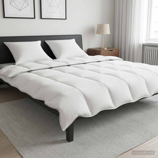 Zestaw kołdry i poduszek 3 szt. 200 x 200 cm Zima 1800 g/szt